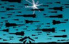 Cartoon: Christmas sky (small) by Amorim tagged gaza,palestina,israel
