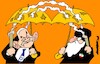 Cartoon: Defense systems (small) by Amorim tagged israel,iran,airstrikes