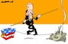 Cartoon: Election campaign (small) by Amorim tagged biden,gaza,2024,us,elections