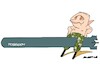 Cartoon: Fragile masculinity (small) by Amorim tagged putin,nuclearweapons,poseidon
