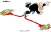 Cartoon: Red lines (small) by Amorim tagged israel,gaza,redline