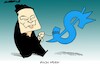 Cartoon: Twitter II (small) by Amorim tagged elon,musk,twitter,social,media