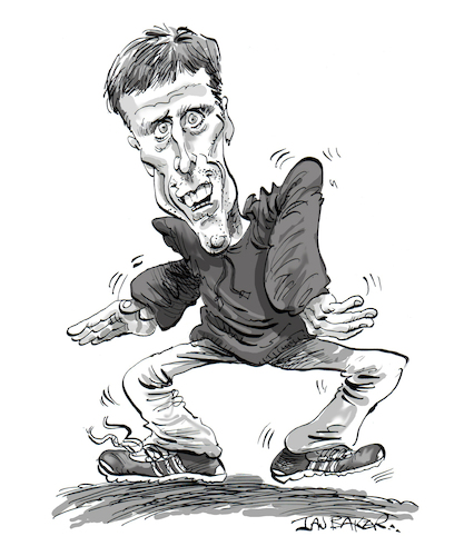 Cartoon: Bez (medium) by Ian Baker tagged bez