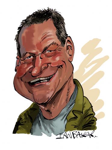 Cartoon: Terry Gilliam (medium) by Ian Baker tagged terry,gilliam,monty,python,director,comedy,caricature