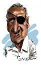 Cartoon: Adolfo Celi (small) by Ian Baker tagged adolfo,celi,amilio,largo,thunderball,james,bond,007,villain,caricature