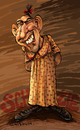 Cartoon: Schlitzie (small) by Ian Baker tagged schlitzie,freaks,surtees,simon,metz,sideshow,barnum,bailey,aztec,microcephaly,carnival,circus,film,caricature,ringling,brothers,pinhead,tod,browning,zippy