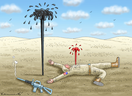 Cartoon: AMERIKANISCHER HELD (medium) by marian kamensky tagged board,of,oil,peace,iran,trump,krieg,putin,hormus,kuba,nato,rutte,board,of,oil,peace,iran,trump,krieg,putin,hormus,kuba,nato,rutte