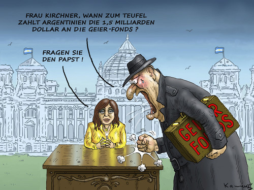 Cartoon: Argentinien Pleite Geier (medium) by marian kamensky tagged argentinien,pleite,geier,fonds,argentinien,pleite,geier,fonds