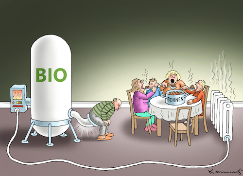 Cartoon: BIOHEIZUNG (medium) by marian kamensky tagged bioheizung,bioheizung