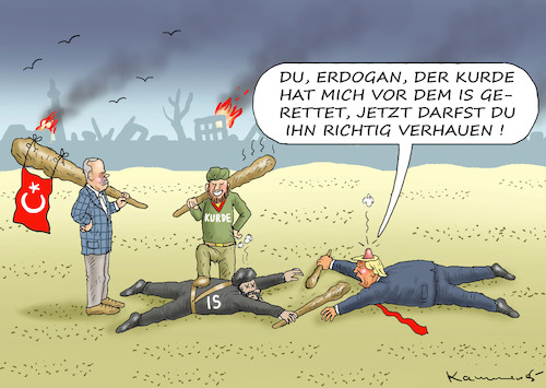 Cartoon: DANKBARER TRUMP (medium) by marian kamensky tagged afrin,kurden,erdogan,syrien,aramenien,genozid,präsidentenwahlen,türkeiwahlen,kurdistan,trump,is,afrin,kurden,erdogan,syrien,aramenien,genozid,präsidentenwahlen,türkeiwahlen,kurdistan,trump,is