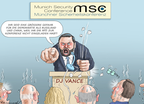 DJ VANCE BEI DER MÜNCHNER SICHER