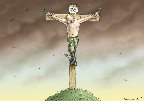 Cartoon: DOPING PUTIN (medium) by marian kamensky tagged rio,2016,zika,virus,olympische,spiele,doping,putin,rio,2016,zika,virus,olympische,spiele,doping,putin