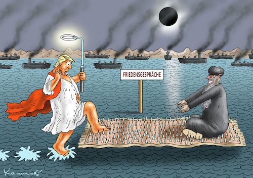 Cartoon: FRIEDENSGESPRÄCHE (medium) by marian kamensky tagged strasse,von,hormus,wieder,gesperrt,friedensgespräche,strasse,von,hormus,wieder,gesperrt,friedensgespräche