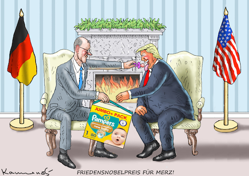 FRIEDENSNOBELPREIS FÜR MERZ! FRIEDENSNOBELPREIS FÜR MERZ!
