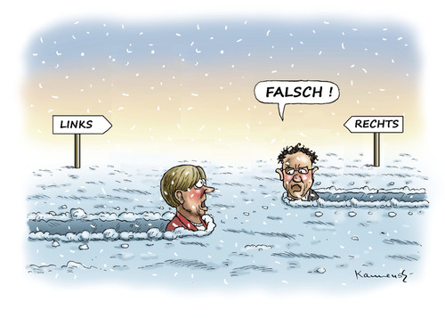 Cartoon: Friedrich berichtigt Merkel (medium) by marian kamensky tagged friedrich,berichtigt,merkel,csu,dcu,pegida,friedrich,berichtigt,merkel,csu,dcu,pegida