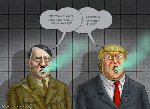 Cartoon: GEMEINSAME LIEDCHEN (medium) by marian kamensky tagged anti,drug,war,venezuela,maduro,trump,öl,grönland,kanada,anti,drug,war,venezuela,maduro,trump,öl,grönland,kanada