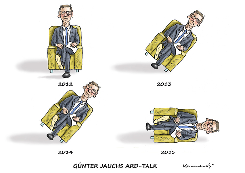 Cartoon: Günter Jauchs ARD Talk (medium) by marian kamensky tagged günter,jauchs,ard,talk,gasometer,berlin,günter,jauchs,ard,talk,gasometer,berlin
