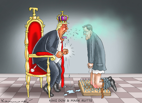 MARK RUTTE BEIM KING DON