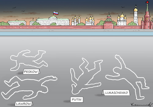 Cartoon: MASSENMORD IN MOSKAU (medium) by marian kamensky tagged putins,bescherung,ukraine,provokation,swift,nato,osterweiterung,putins,bescherung,ukraine,provokation,swift,nato,osterweiterung