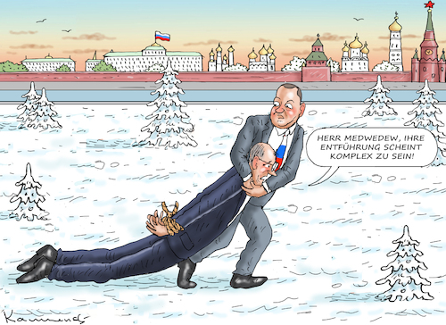 Cartoon: MERZ WIRD KOMPLEX ENTFÜHRT (medium) by marian kamensky tagged anti,drug,war,venezuela,maduro,trump,öl,eu,ursula,von,der,leyen,anti,drug,war,venezuela,maduro,trump,öl,eu,ursula,von,der,leyen