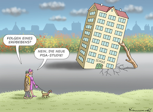 Cartoon: NEUE PISA-STUDIE (medium) by marian kamensky tagged neue,pisa,studie,neue,pisa,studie