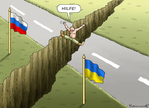 Cartoon: PUTIN IN NOT (medium) by marian kamensky tagged putins,bescherung,ukraine,provokation,swift,nato,osterweiterung,putins,bescherung,ukraine,provokation,swift,nato,osterweiterung