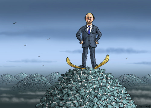 Cartoon: Putins Sotschi (medium) by marian kamensky tagged putin,sochi,winter,olympia,homophobie,oligarchen,putin,sochi,winter,olympia,homophobie,oligarchen