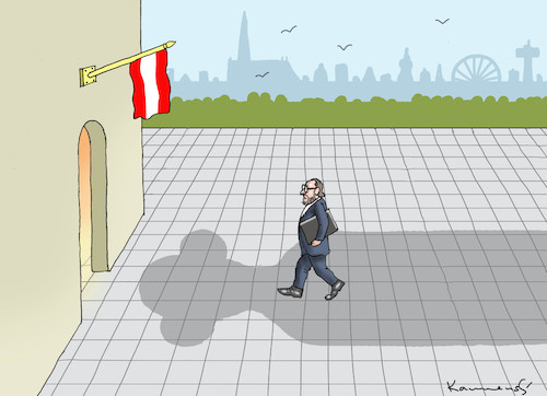 Cartoon: SCHATTENKANZLER (medium) by marian kamensky tagged kurz,österreich,staatsanwaltschaft,kurz,österreich,staatsanwaltschaft