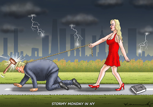 Cartoon: STORMY MONDAY IN NY (medium) by marian kamensky tagged demokratie,in,gefahr,trump,ukraine,putin,stormy,daniels,demokratie,in,gefahr,trump,ukraine,putin,stormy,daniels