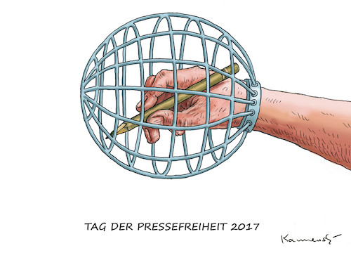 Cartoon: Tag der Pressefreiheit (medium) by marian kamensky tagged tag,der,pressefreiheit,tag,der,pressefreiheit