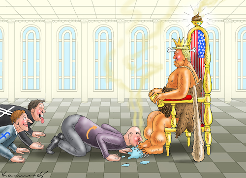 THE NEANDERTHAL WHITE HOUSE BALL (medium) Cartoon: THE NEANDERTHAL WHITE HOUSE BALL (medium) by marian kamensky tagged the,neanderthal,white,house,ballroom,the,neanderthal,white,house,ballroom