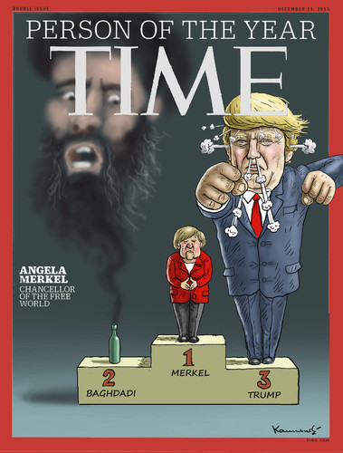 Cartoon: TIME (medium) by marian kamensky tagged präsident,donald,trump,repiblikaner,präsidentenwahl,in,amerika,präsident,donald,trump,repiblikaner,präsidentenwahl,in,amerika