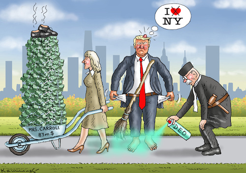 Cartoon: TRUMP HASST NY (medium) by marian kamensky tagged trump,in,iowa,präsidentschaftswahlen,usa,trump,in,iowa,präsidentschaftswahlen,usa
