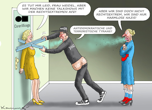 Cartoon: WELTWEITE FASCHISTEN EMPÖRT (medium) by marian kamensky tagged bundesverfassungsgerichtschutz,höcke,afd,faschismus,bundesverfassungsgerichtschutz,höcke,afd,faschismus