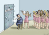 Cartoon: 72 JUNGFRAUEN IN SACHSEN (small) by marian kamensky tagged unfassbarer,jaber,al,bakr,suizid,sachsen,polizei