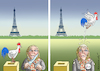 Cartoon: AFFRONT NATIONAL (small) by marian kamensky tagged präsidenten,wahlen,in,frankreich,terroranschlag,champs,elysees