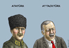Cartoon: Attacktürk (small) by marian kamensky tagged erdogan,lachverbot,türkei,islam,wahlen,atatürk,frauenrechte