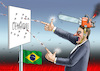 Cartoon: BOLSONARISTENANSTURM (small) by marian kamensky tagged bolsonaristenansturm,brasilien,putsch