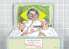 Cartoon: BOLSONARO AUF COVID-19 ERKRANKT (small) by marian kamensky tagged coronavirus,epidemie,gesundheit,panik,stillegung,george,floyd,twittertrump,bolsonaro,pandemie