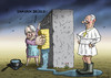 Cartoon: Bootschafterin Shavan in Vatikan (small) by marian kamensky tagged shavan,plagiat,vatikan,katholische,kirche,papst