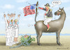 Cartoon: BÜRGERKRIEG ALS GARANT FÜR TRUMP (small) by marian kamensky tagged coronavirus,epidemie,gesundheit,panik,stillegung,trump,pandemie