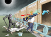 Cartoon: DER GLÜCKLICHTSE KAISER DER WELT (small) by marian kamensky tagged musk,trump,zuckerberg,bezos,felon,and,elon,in,panama,zölle,diktator,selenskyj,putin,ukraine,usa,tesla,los,angeles,deportationen,doge