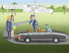 Cartoon: EASY RIDER IN DALLAS (small) by marian kamensky tagged obama,trump,präsidentenwahlen,usa,baba,vanga,republikaner,inauguration,demokraten,wikileaks,faschismus