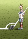 Cartoon: Eckball (small) by marian kamensky tagged fussball,eckball,sport,championslegue,england,london
