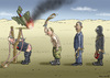 Cartoon: ERDIS STRAFE (small) by marian kamensky tagged erdogan,is,kurden,syrien,terror,irak,ankara,kampfjetabschuss,wahlen,in,der,türkei