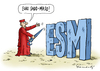 Cartoon: ESM (small) by marian kamensky tagged esm,karlsruher,richterurteil