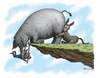 Cartoon: Finanzklippe USA (small) by marian kamensky tagged finanzkippe,usa,obama,republikaner,demokraten,finanzkrise,haushatsloch