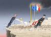 Cartoon: FRANZÖSISCHE TRAGIKOMÖDIE (small) by marian kamensky tagged wahlen,in,frankreich,le,pen