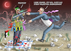 Cartoon: FRIEDENSENGEL MACRON (small) by marian kamensky tagged friedensengel,macron,hamas,palästina,israel