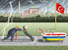 Cartoon: FRIEDENSGESPRÄCHE IN ISTANBUL (small) by marian kamensky tagged friedensgespräche,in,istanbul,trump,putin,selensky,ukraine